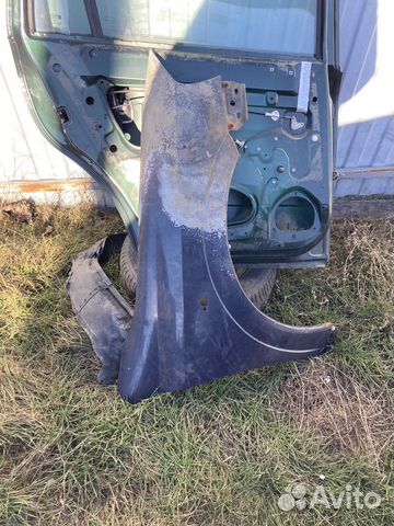 Переднее правое крыло opel astra g