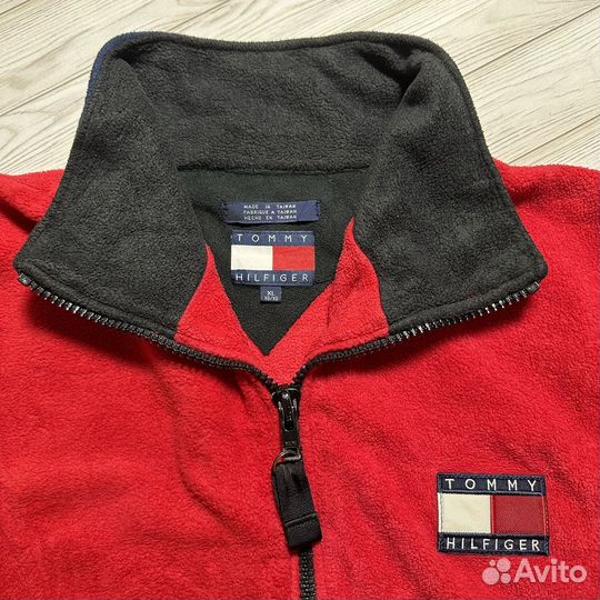 Флисовая зип кофта Tommy Hilfiger 52/54 XL