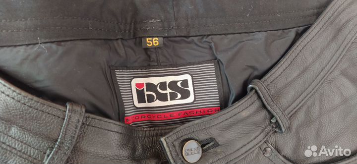 Мото-штаны мужские кожаные IXS