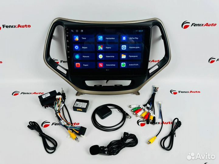 Магнитола Jeep Cherokee 5 (2014-2018) Android 2-32