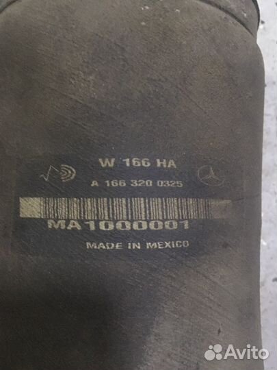 Задние пневмобаллонны на Mercedes GL GLS W166 X166