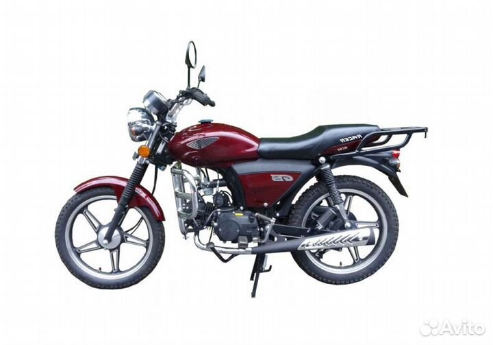 Мопед racer RC50 alpha + цпг 110 см3 бордовый