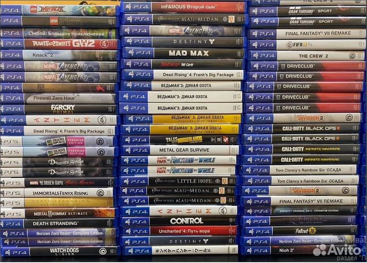 Игры для Sony PS5/PS4, Xbox Series/One новые и б/у