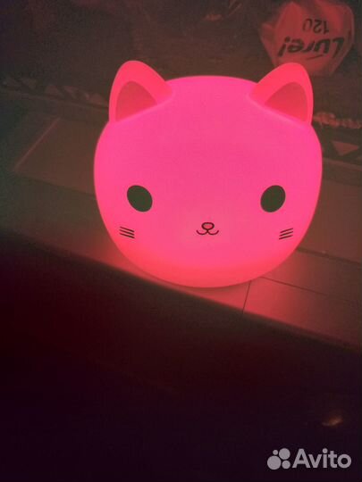 Ночник силиконовый Котик