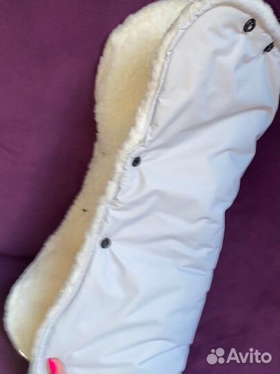 Зимняя муфта мимими на коляску или санки