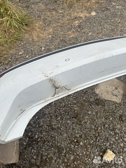 Задний бампер на volkswagen polo 5