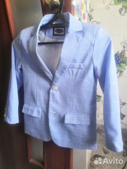 Пиджак для мальчика 134 140