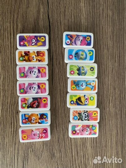 Смешарики домино лента