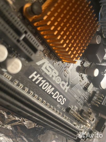 Материнская плата с процессором i5 7400