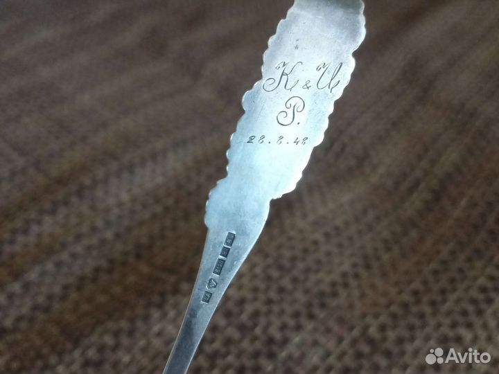 Серебряная лопатка для торта