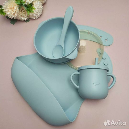 Детская силиконовая посуда