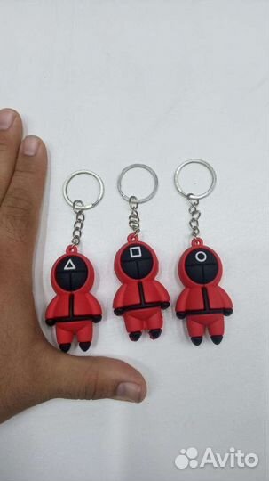 Игра в кальмара брелок