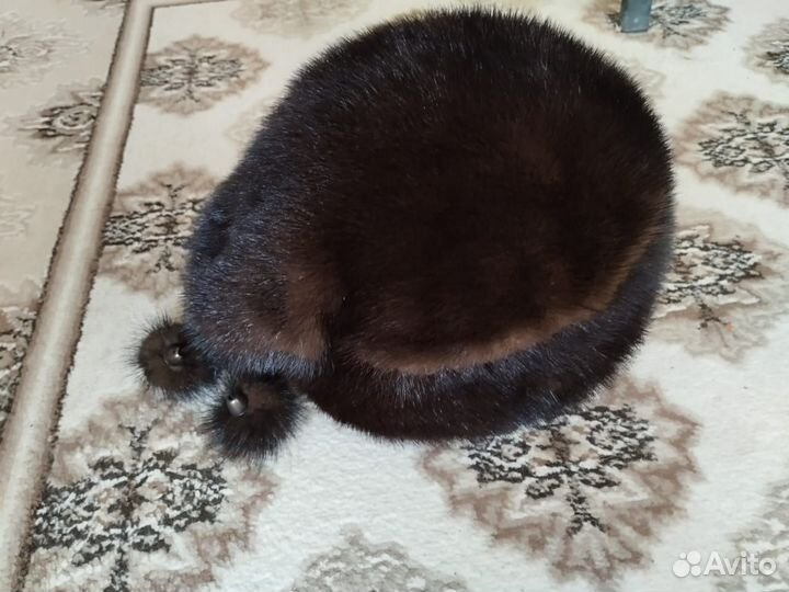 Шапка норковая женская