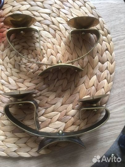 Подсвечник двойной СССР