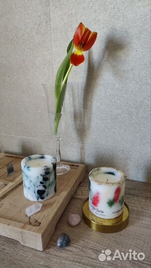 Ароматическая свеча ручной работы