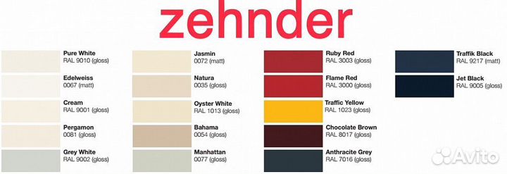 Стальной трубчатый радиатор отопления Zehnder 5040