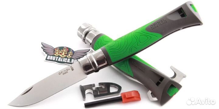 Складной нож Opinel N12 Explore green foresthome