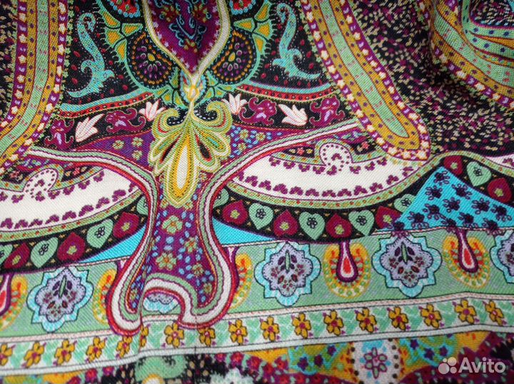 Платок шаль 130см шесть etro италия