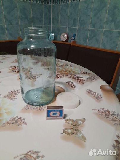2х банка, 1л бутылка,толстое стекло