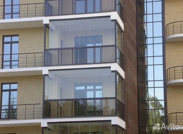 Безрамное остекление лоджий