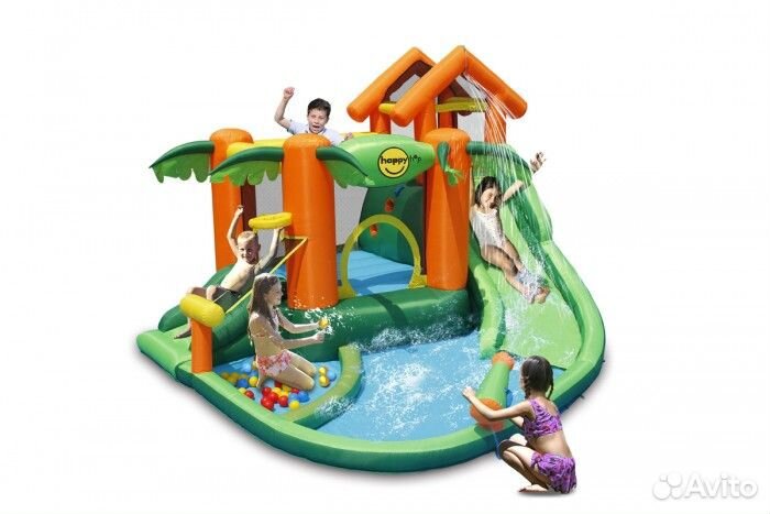 Надувной водный батут Happy Hop 