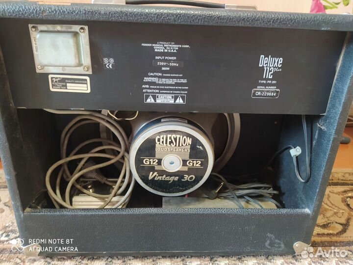 Гитарный комбоусилитель Fender deluxe 112 plus