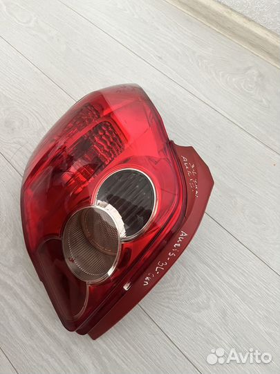 Фара задняя левая тойота аурис