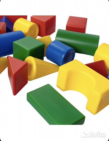 Строительный набор из выдувной пластмассы 43 элем