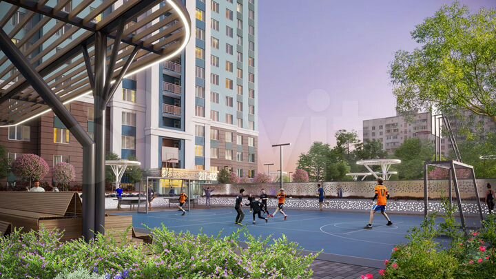 2-к. квартира, 64,7 м², 24/25 эт.