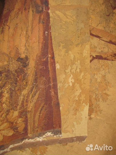 Обюссоновская шпалера 1800г. шерсть и шелк