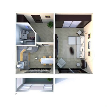 1-к. квартира, 37,1 м², 3/10 эт.