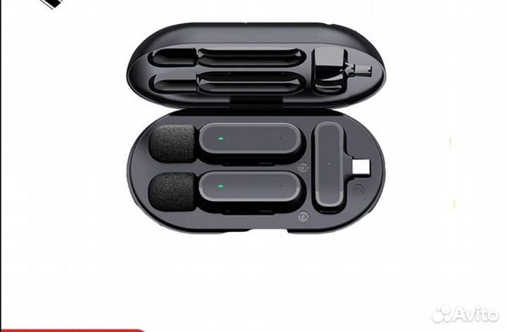 Петличный микрофон для Android iOS конденсаторный