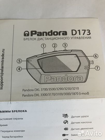 Блелок Pandora D 173