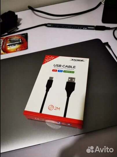 Кабель USB - TypeC 2метра для Nintendo,PS5. Новые