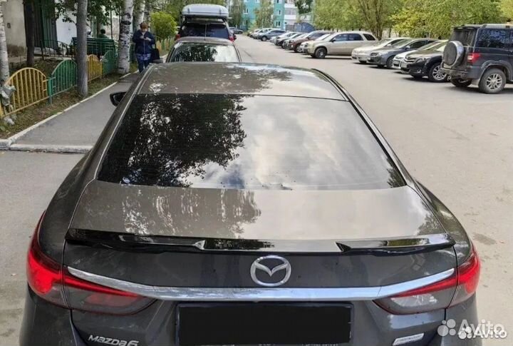 Спойлер Mazda 6 GJ 2013+ M4-style черный глянец