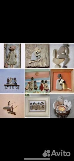 Камни галька для творчества