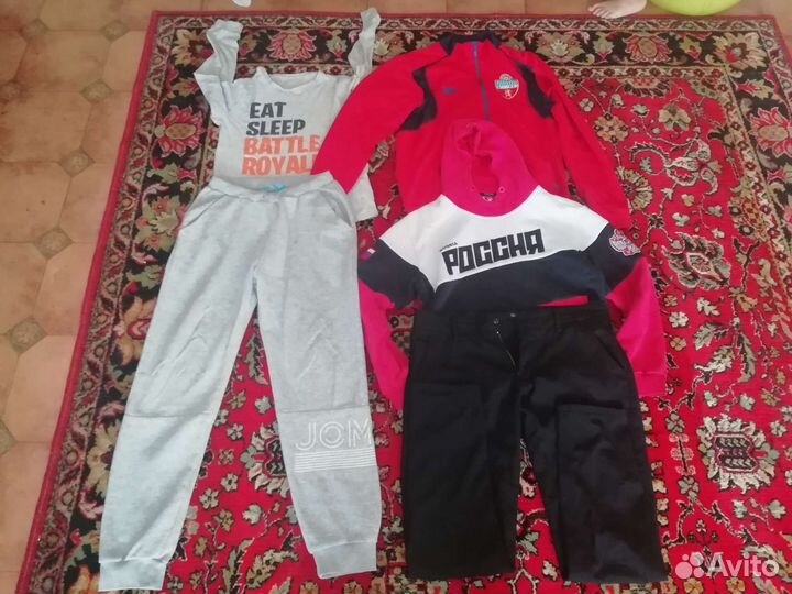 Вещи пакетом на мальчика 140 - 160 б/у