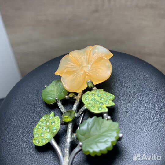 Винтажная Брошь Сделано В США Ретро