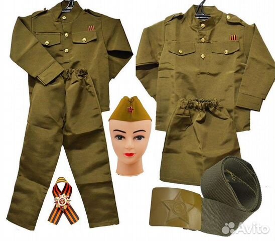 Детская военная форма все размеры