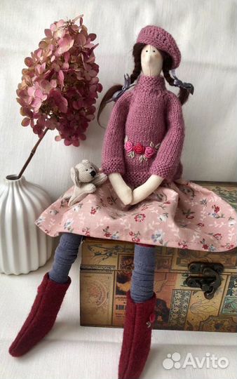 Текстильная кукла в стиле Тильда