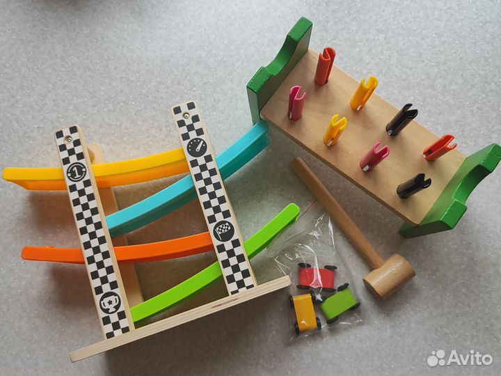 Развивающие игрушки деревянные пакет