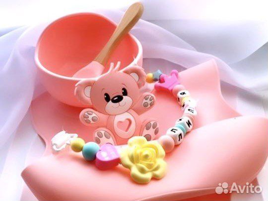 Посуда для кормления из силикона