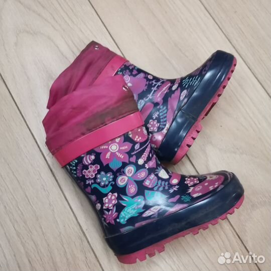 Детские резиновые сапоги 23 размер