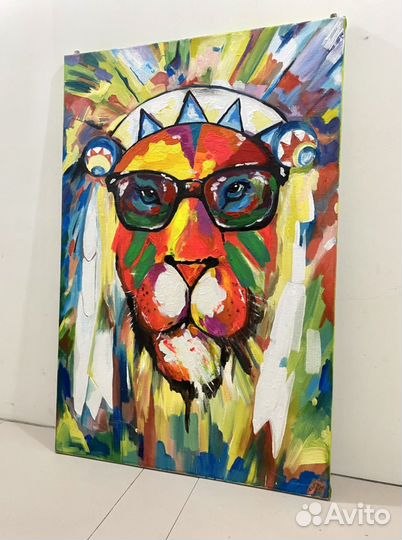 Картина Лев