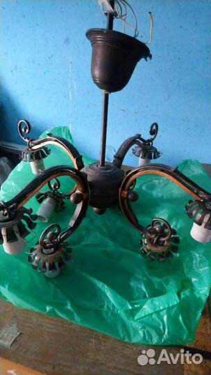 Люстра/ Бронза/ Винтаж