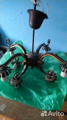 Люстра/ Бронза/ Винтаж