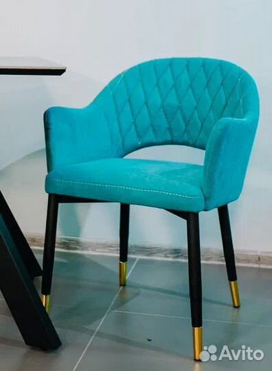 Стул кресло из велюра
