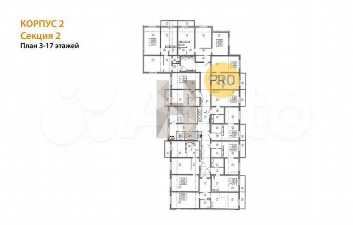 Квартира-студия, 27,1 м², 6/17 эт.