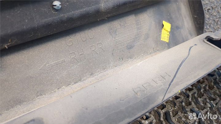 Накладка на порог Chevrolet Trax 2016, 2018