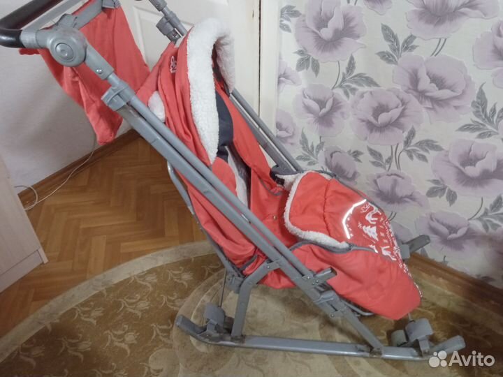 Детские санки коляска бу